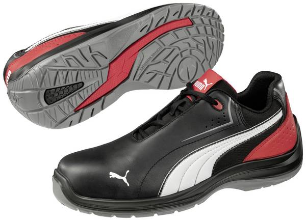 PUMA Touring Black Low 643410200000041 ESD bezpečnostní obuv S3, velikost (EU) 41, černá, červená, 1 pár