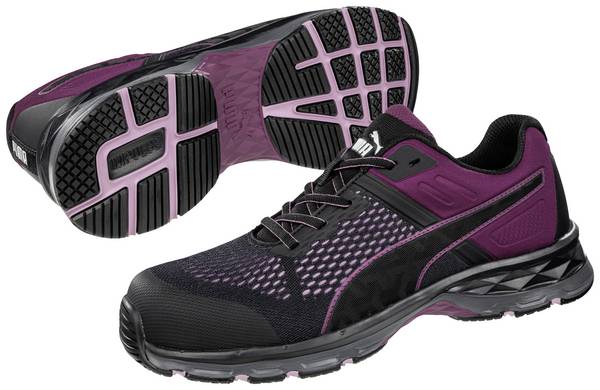 PUMA Define WNS Low 643920234000039 ESD bezpečnostní obuv S1P, velikost (EU) 39, černá, fialová, 1 pár