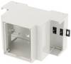 Hammond Electronics 1597DIN3MH53 pouzdro na DIN lištu otevřená 90 x 58 x 53 PPO světle šedá 1 ks