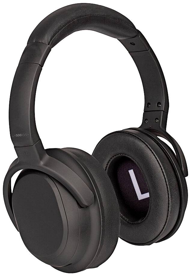 Černá over-ear sluchátka s polstrovanými náušníky a nastavitelným hlavovým mostem, vhodná pro poslechový zážitek z hudby nebo pro hraní her.