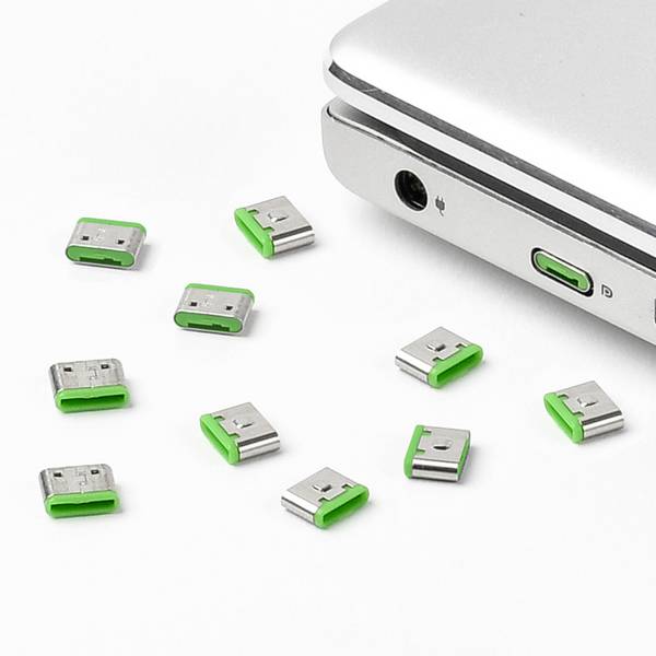 Smartkeeper Zámek k portu USB-C® CL04P1GN sada 10 ks zelená bez klíče CL04P1GN