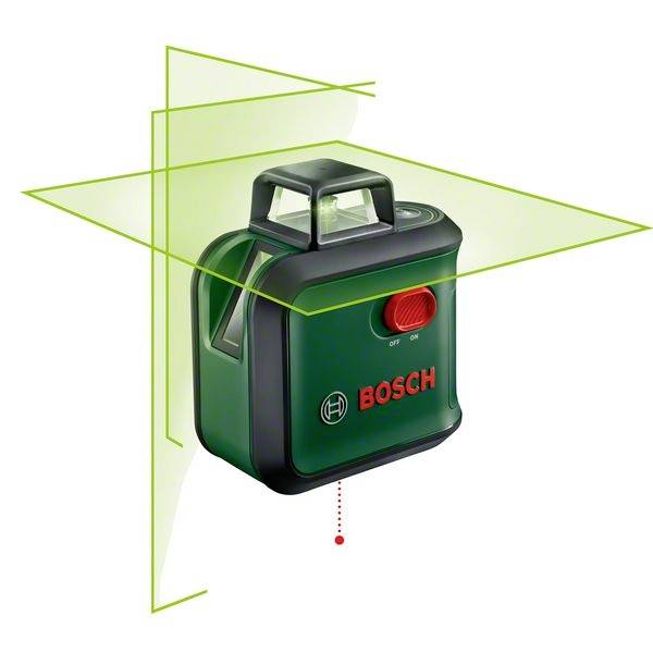 Bosch Home and Garden AdvancedLevel 360 křížový laser  Zelený laser