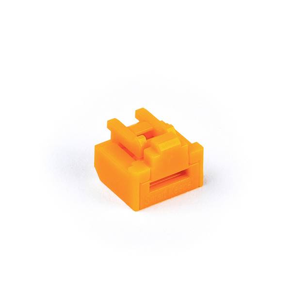 Smartkeeper zámek portu RJ45 LAN NL03P2OR sada 100 ks oranžová bez klíče NL03P2OR