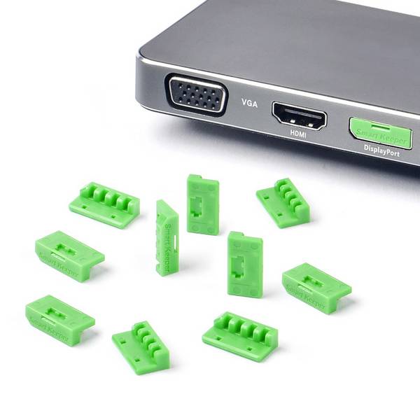 Smartkeeper Zámek DisplayPort DL04P1GN sada 10 ks zelená  DL04P1GN