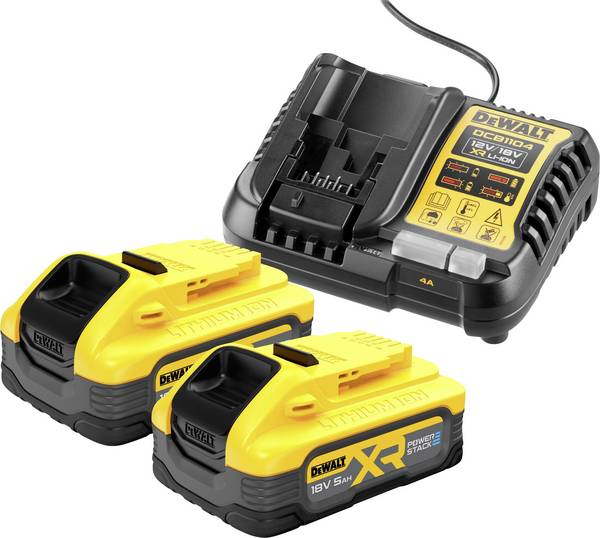 DEWALT DCB1104H2-QW DeWALT DCB1104H2-QW, 1 Stück(e) náhradní akumulátor pro elektrické nářadí   5.0 Ah Li-Ion