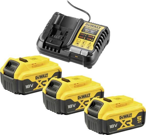 DEWALT DCB1104P3-QW  náhradní akumulátor pro elektrické nářadí   5.0 Ah Li-Ion