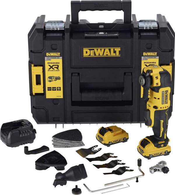 DEWALT DCS353D2-QW akumulátorový multifunkční nástroj bezkartáčové, 12 V, 2 Ah, DCS353D2-QW