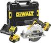 DEWALT DeWALT DCS512P2-QW, Schwarz, Gelb, 14 cm, 3600 RPM, 4,7 cm, 2 cm, 3,3 cm aku ruční kotoučová pila, max. řez 47 mm, akumulátor, 12 V, 5 Ah, DCS512P2-QW