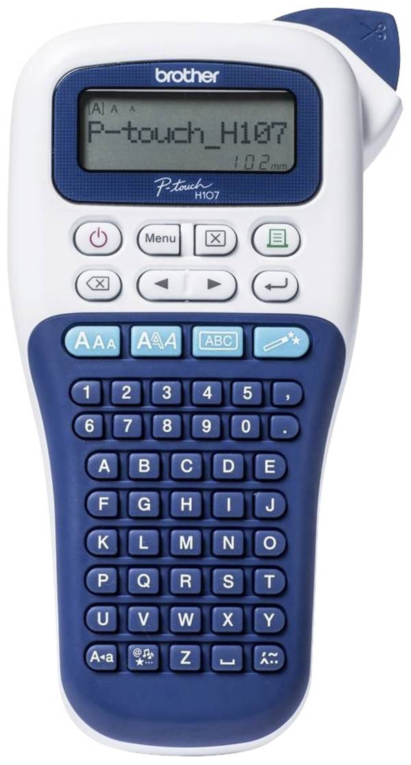 Brother P-Touch PT-H107B štítkovač vhodné pro pásky: TZ 3.5 mm, 6 mm, 9 mm, 12 mm