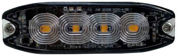 Berger & Schröter čelní blikač / odklízecí vozidlo LED Front- Heckblitzer orange E9 10R-06 1386, SAE W117, X A1 E9 00.1957 12 V, 24 V přes palubní síť  k přišroubování, přilepení oranžová