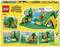 LEGO sada 'Animal Crossing' zobrazuje lesní scénu s stanem, stromem, figurkami a příslušenstvím. Nahoře vpravo je vytištěno 'Customisable'.