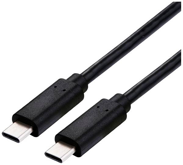 Roline USB kabel USB 4.0 USB-C ® zástrčka, USB-C ® zástrčka 0.80 m černá stíněný 11.02.9101