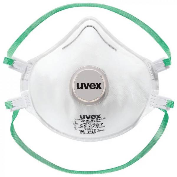 uvex silv-Air classic 2310 8762313 respirátor proti jemnému prachu, s ventilem FFP3 15 ks EN 149:2001 + A1:2009 DIN 149:2001 + A1:2009