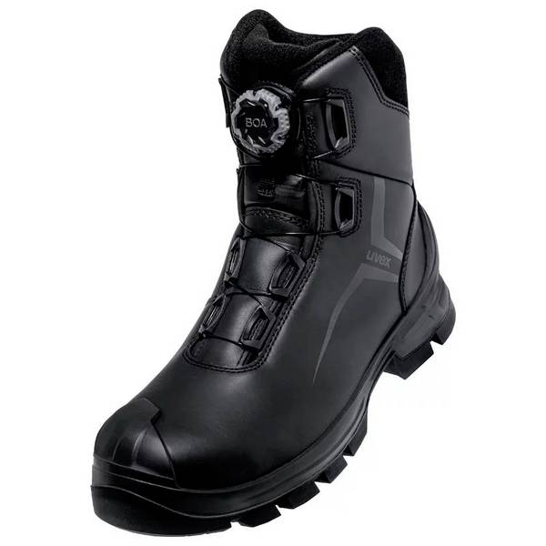 uvex S3L BOA PU/GU W12 6536339  bezpečnostní obuv S3L, velikost (EU) 39, černá, 1 pár