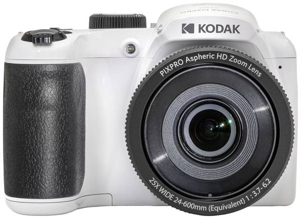 Kodak PIXPRO Astro Zoom AZ255 digitální fotoaparát 16.76 Megapixel Zoom (optický): 25 x bílá  Full HD videozáznam, stabilizace obrazu, s vestavěným bleskem