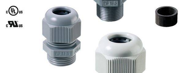 Jacob 50.013 PA7035 kabelová průchodka Integrované kotvení kabelu plast šedá 1 ks