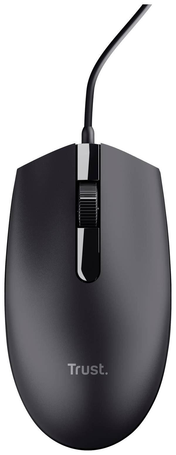 Trust TM-101 optická myš, přenos USB, 3 tlačítko, 1200 dpi, černá