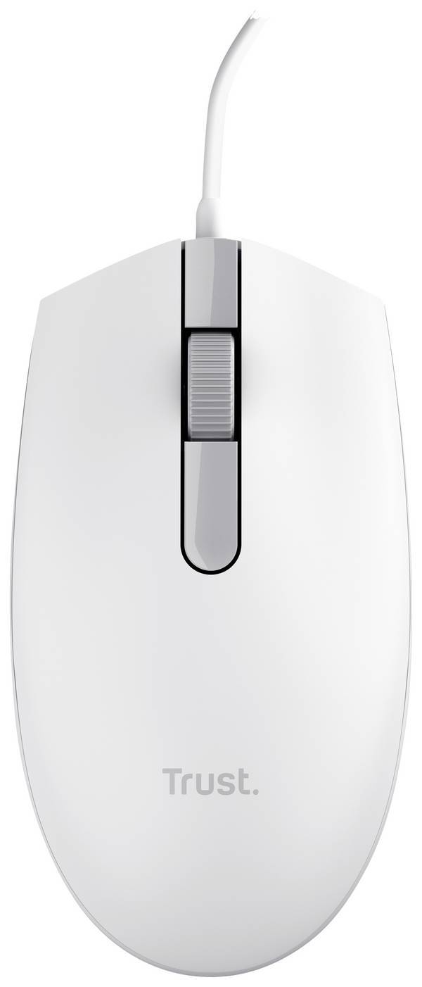 Trust TM-101W optická myš, přenos USB, 3 tlačítko, 1200 dpi, bílá