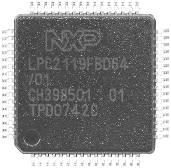 NXP Semiconductors  mikrořadič LQFP-64 32-Bit 60 MHz Počet vstupů/výstupů 46 Tray
