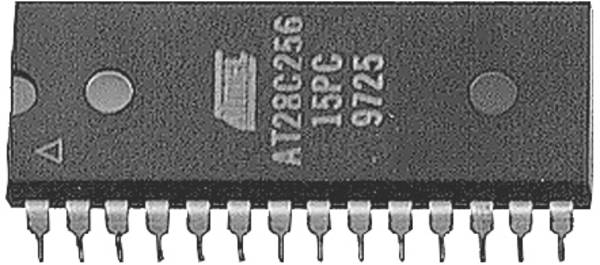 Microchip Technology AT28C256-15PU paměťový IO DIP-28  EEPROM 256 kBit 32 K x 8  Tube