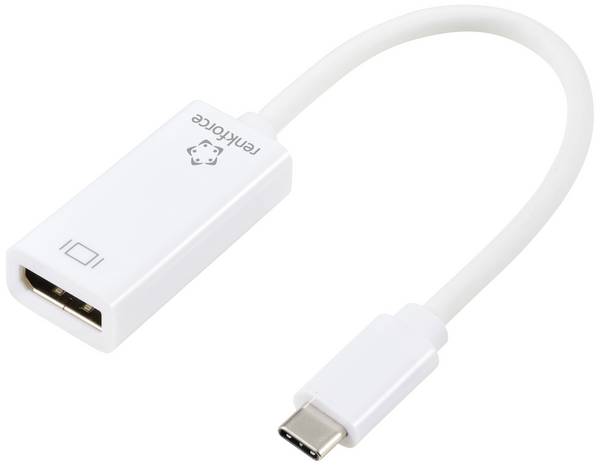 Renkforce USB-C®, DisplayPort  adaptér [1x USB-C® zástrčka - 1x zásuvka DisplayPort]  0.15 m