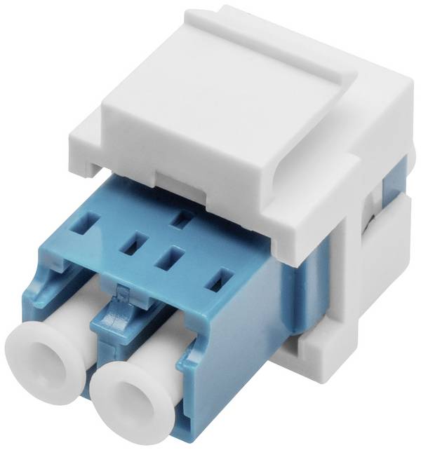 Digitus spojka k optickému kabelu DIGITUS - LWL-LC/LC-Duplex-Kupplung, Singlemode, Keystone-Modul