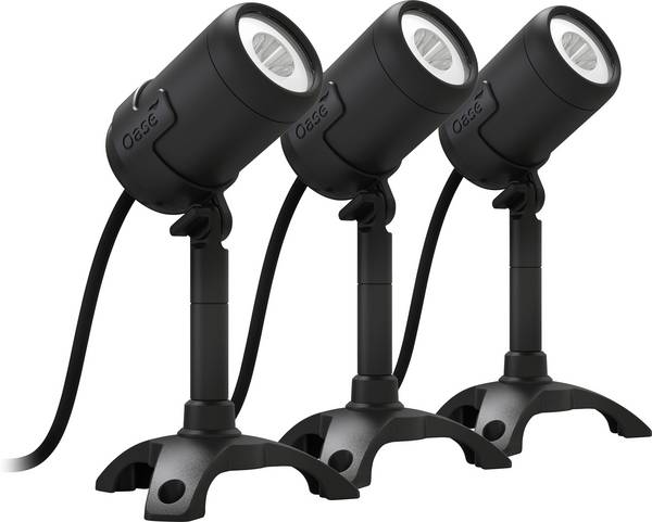 Oase 87501 osvětlení jezírka sada 3 ks Energetická třída (EEK2021): G (A - G) LED 4 W černá