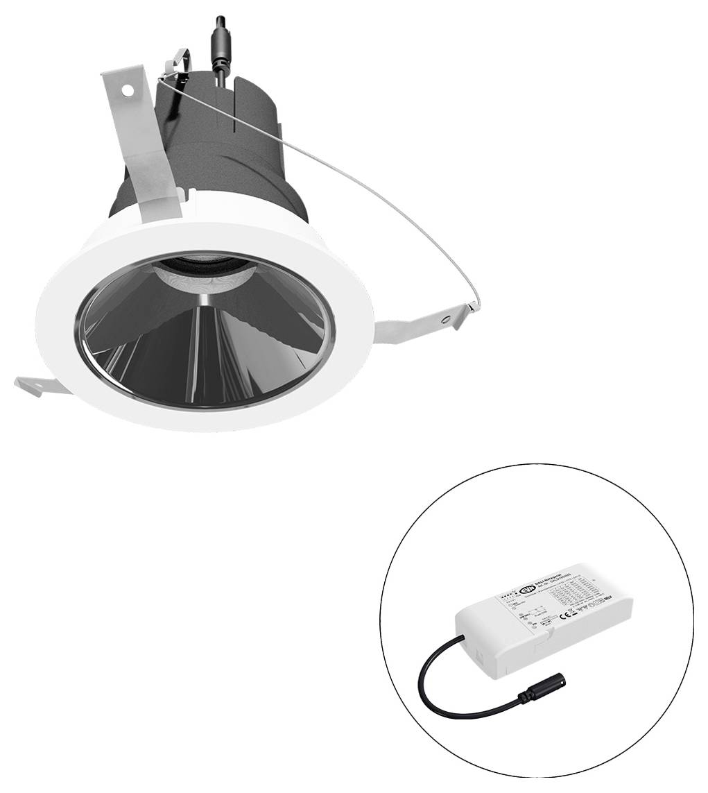 EVN F02R11SM0627L24D F02R11SM0627L24D LED stropní reflektor, LED, pevně vestavěné LED-1