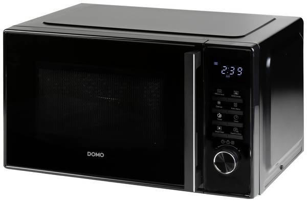 DOMO DO22501G mikrovlnná trouba černá 900 W funkce grilování, funkce časovače