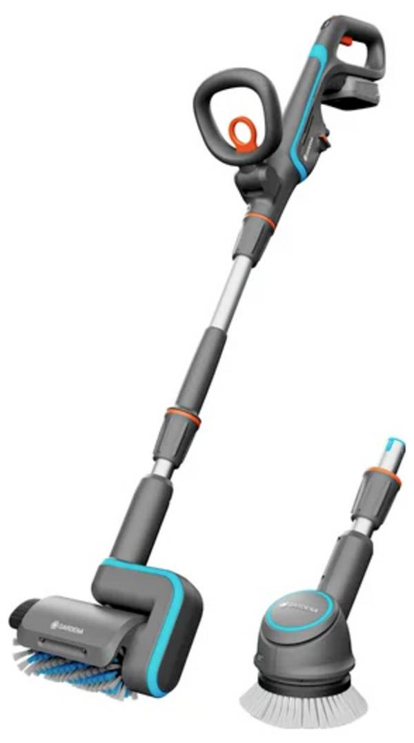 GARDENA 14842-20 Akku-Multi-Reiniger AquaBrush Universal 04/18V POWER FOR ALL Ready-To-Use Set Akumulátorový víceúčelový čistič  18 V