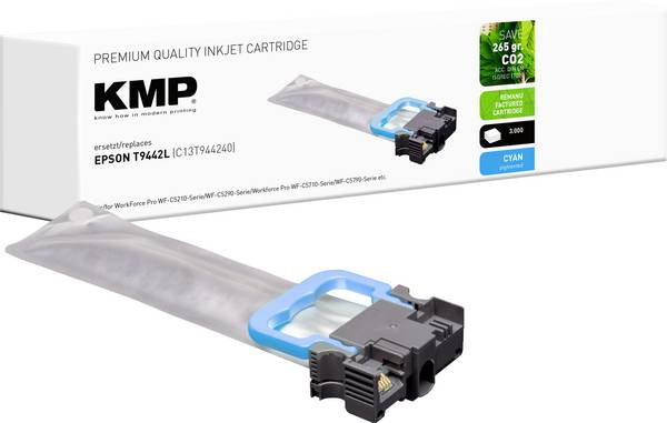 KMP Ink náhradní Epson T9442 L kompatibilní  azurová 1645,4803 1645,4803