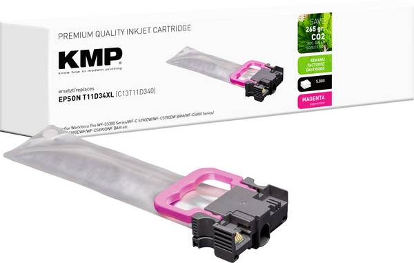 KMP Ink náhradní Epson T11D3 XL kompatibilní  purppurová 1664,4006 1664,4006