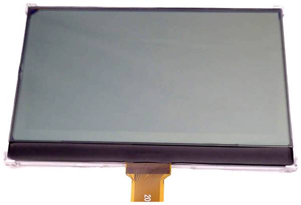Display Elektronik LCD displej   bílá 240 x 128 Pixel (š x v x h) 122.20 x 79.80 x 6.5 mm DEM240128FFGH-PW