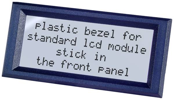 Display Elektronik přední rámeček     (š x v) 79.50 mm x 25 mm EA017-1UKE