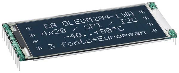Display Elektronik OLED modul  bílá černá  (š x v x h) 61 x 26 x 2.4 mm