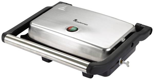 MasterPRO  elektrický gril, kontaktní gril, černá/ocelová