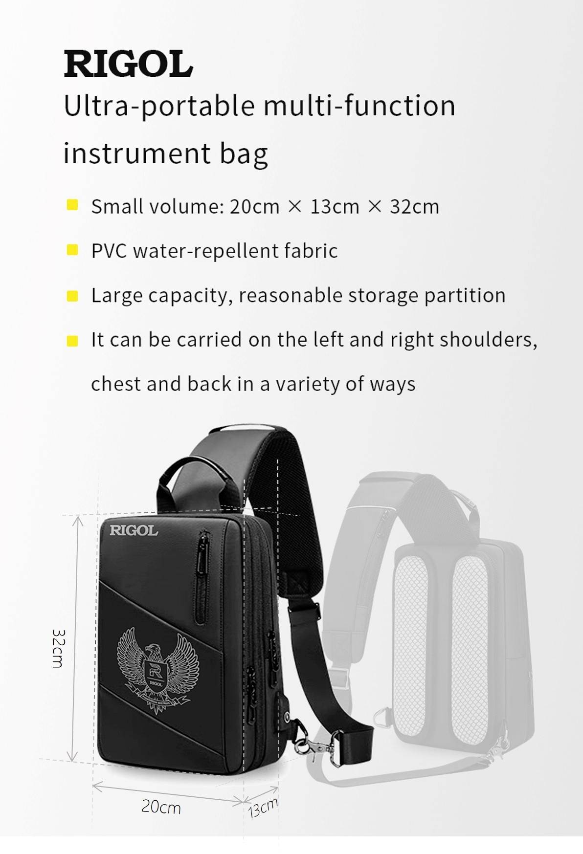Rigol BAG-800 BAG-800 brašna na měřicí přístroje-3