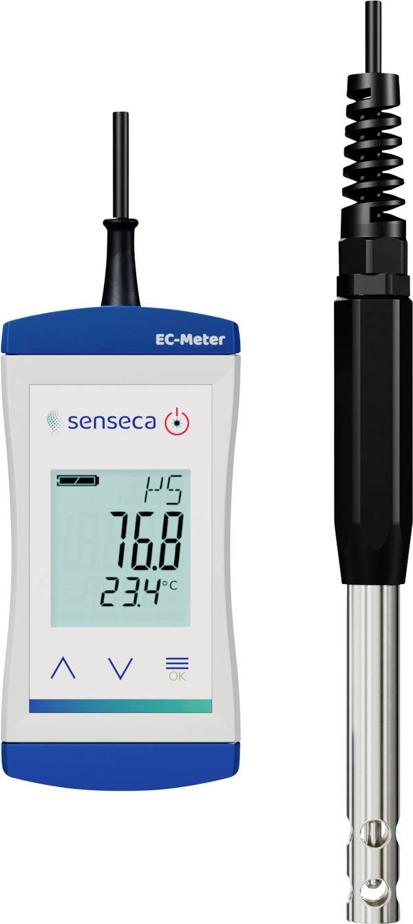 Senseca ECO 523 měřič vodivosti Kalibrováno dle (ISO) vodivost , teplota, Kyslík, odpor