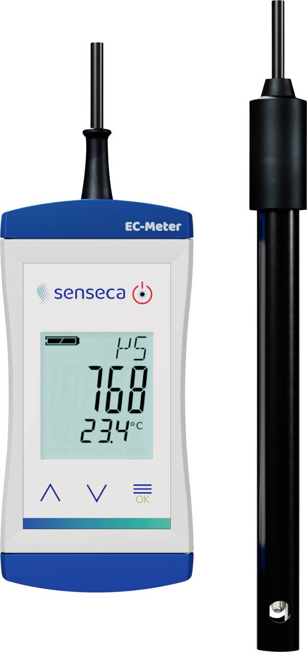Senseca ECO 521 měřič vodivosti Kalibrováno dle (ISO) vodivost , teplota