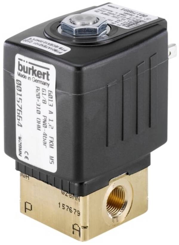 Bürkert magnetický ventil 258362 6013 24 V/DC spojka G 1/4 Jmenovitá vzdálenost 3 mm v klidové poloze uzavřený 1 ks