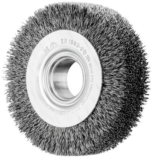 PFERD TOOLS Kulatý kartáč POS, šířka, neopft RBU Ø 80 x 20 x variabilní otvor, ocelový drát-Ø 0,20, stojan s broušením POS RBU 8020/20 ST 0,20  43701104 1 ks