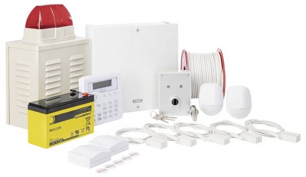 ABUS AZAA10200 Terxon SX kompletní sada alarmu Počet a druh programovacích bezp. zón 8 programovacích okruhů s kabelovým propojením se senzory, 1 okruh s funkcí ochrany proti sabotáži