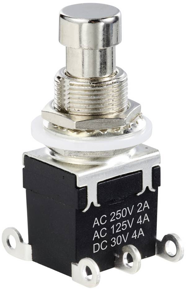 TRU COMPONENTS TC-12193720 Tlakový spínač DPDT s pájecími kontakty  Spínací proud (max.): 4 A     1 ks