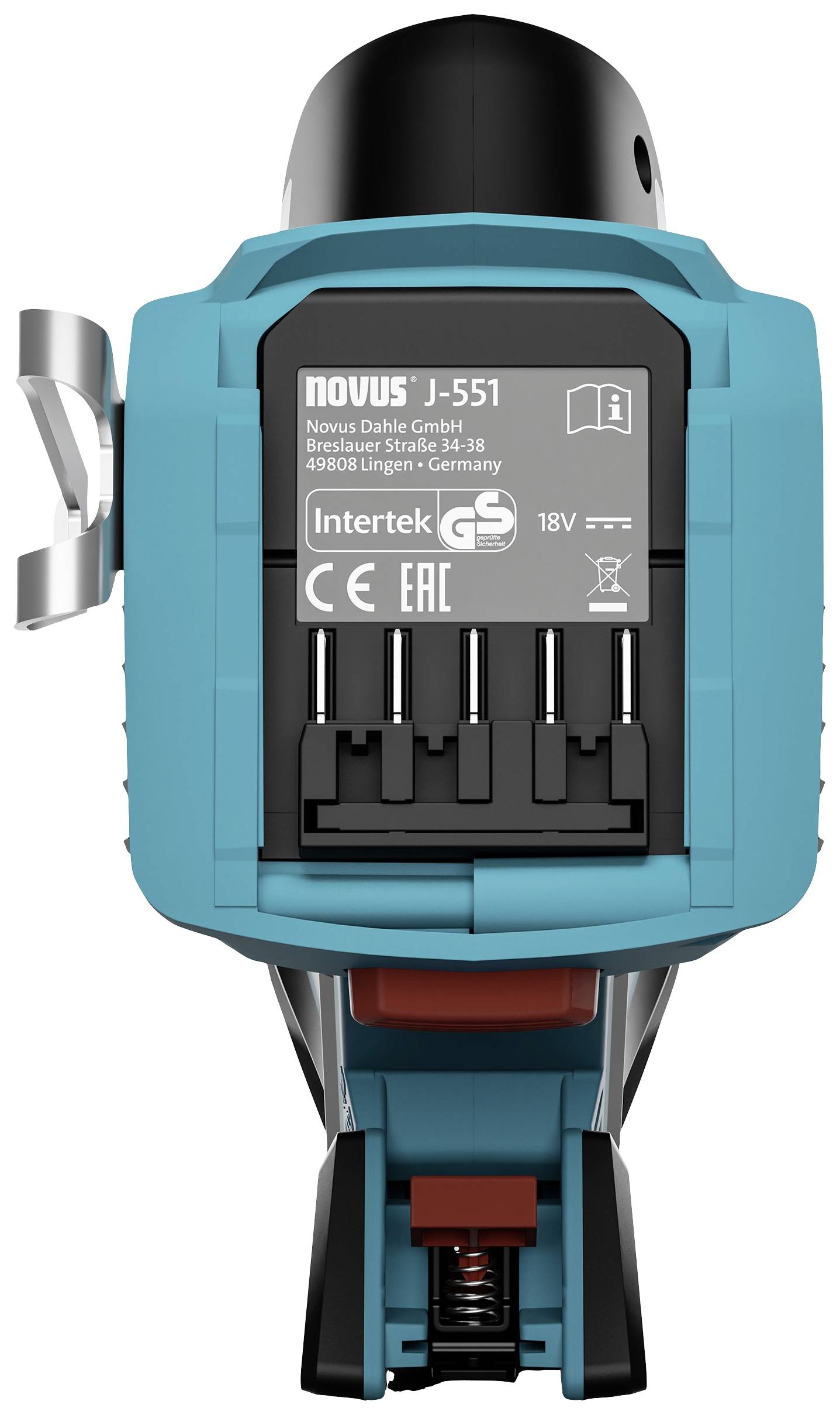 Novus Tools J-551, 031-0366 akumulátorová sponkovačka, Typ 53F, dĺžka 6 - 14 mm, akumulátor, vč. nabíječky-4