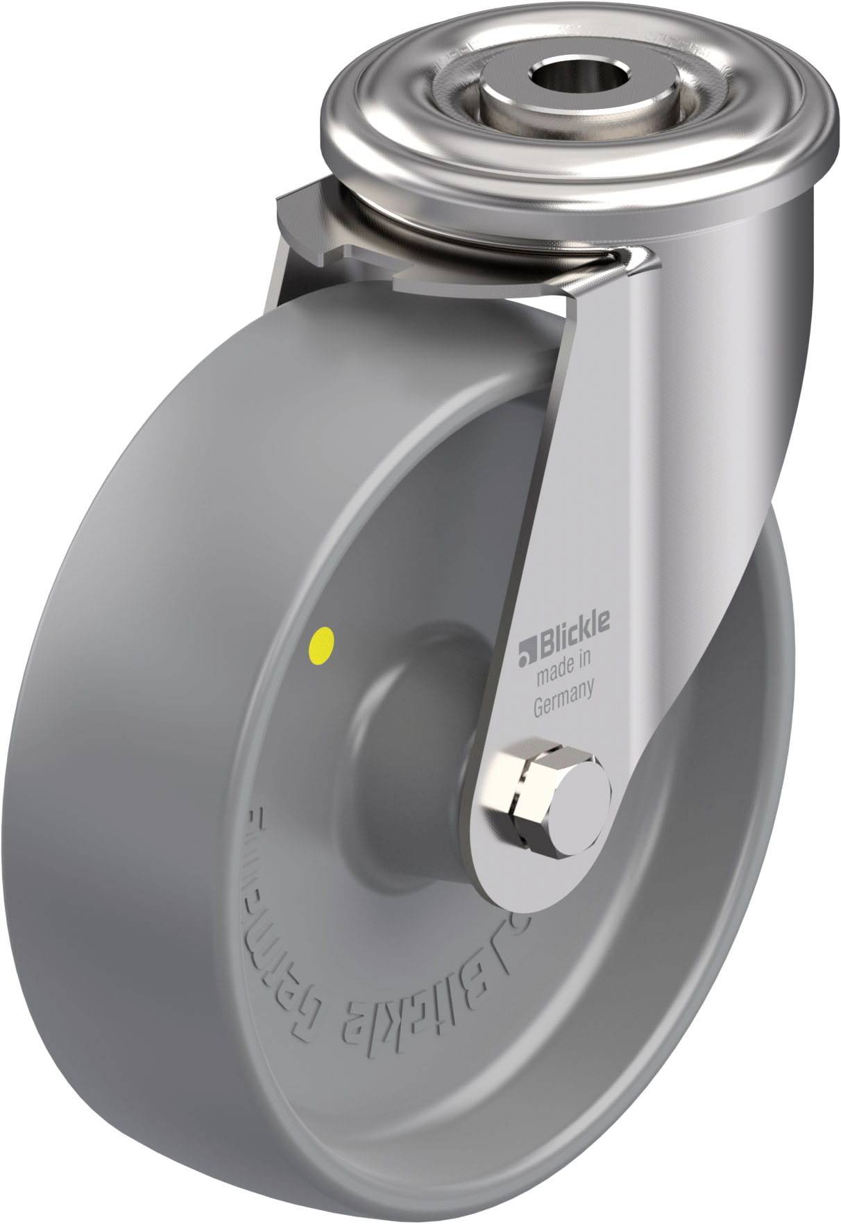 Blickle 886372 LEXR-PO 125G-ELS Nerezové otočné pojezdové kolečko Ø kola: 125 mm nosnost (max.): 150 kg 1 ks