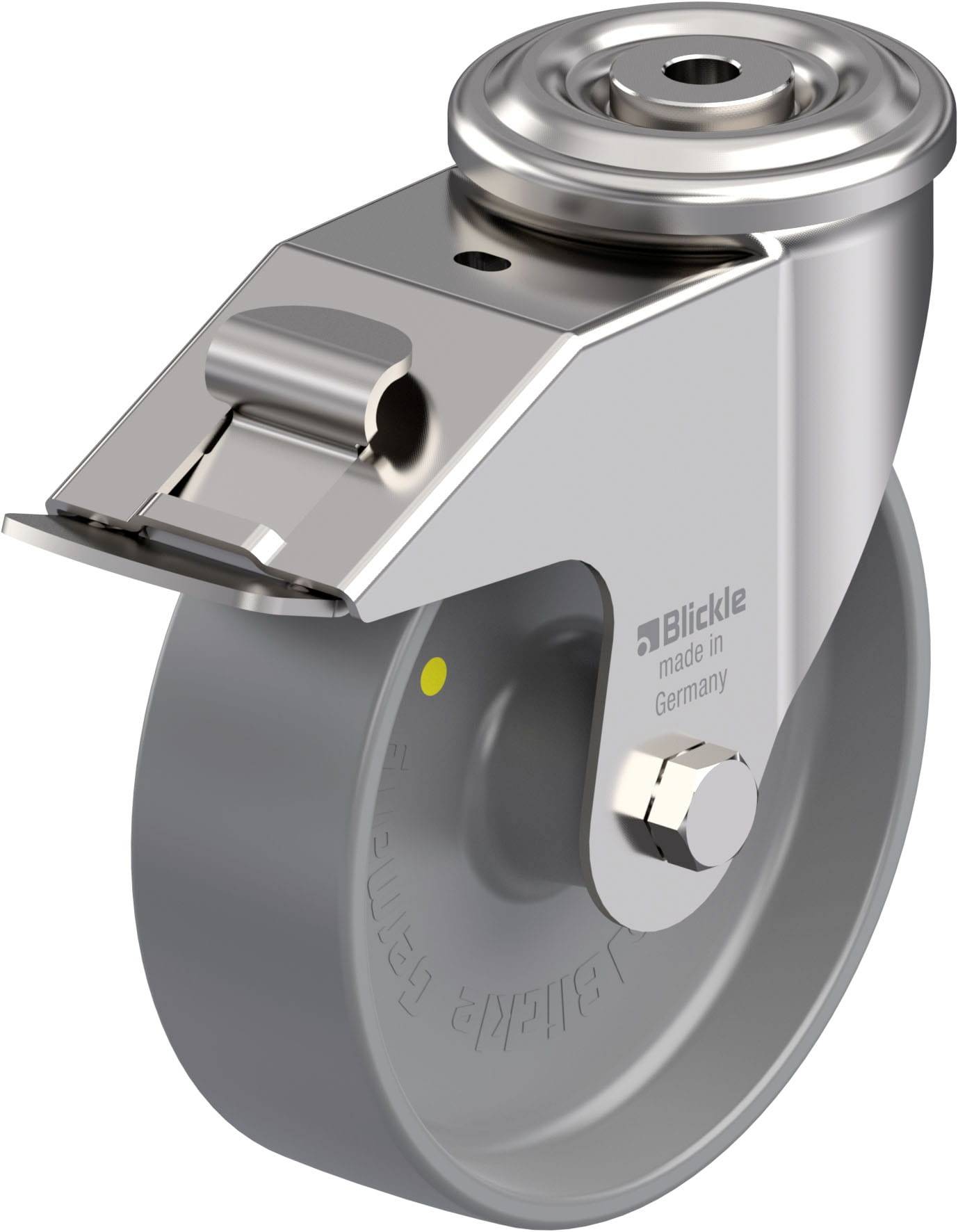 Blickle 945720 LEXR-PO 160G-FI-ELS Nerezové otočné pojezdové kolečko Ø kola: 160 mm nosnost (max.): 300 kg 1 ks