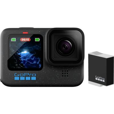 GoPro HERO12 Black + GoPro ADBAT-011 Enduro Akku Sportovní outdoorová kamera 5,3 K, 4K, 2,7K, Full HD, Bluetooth, duální