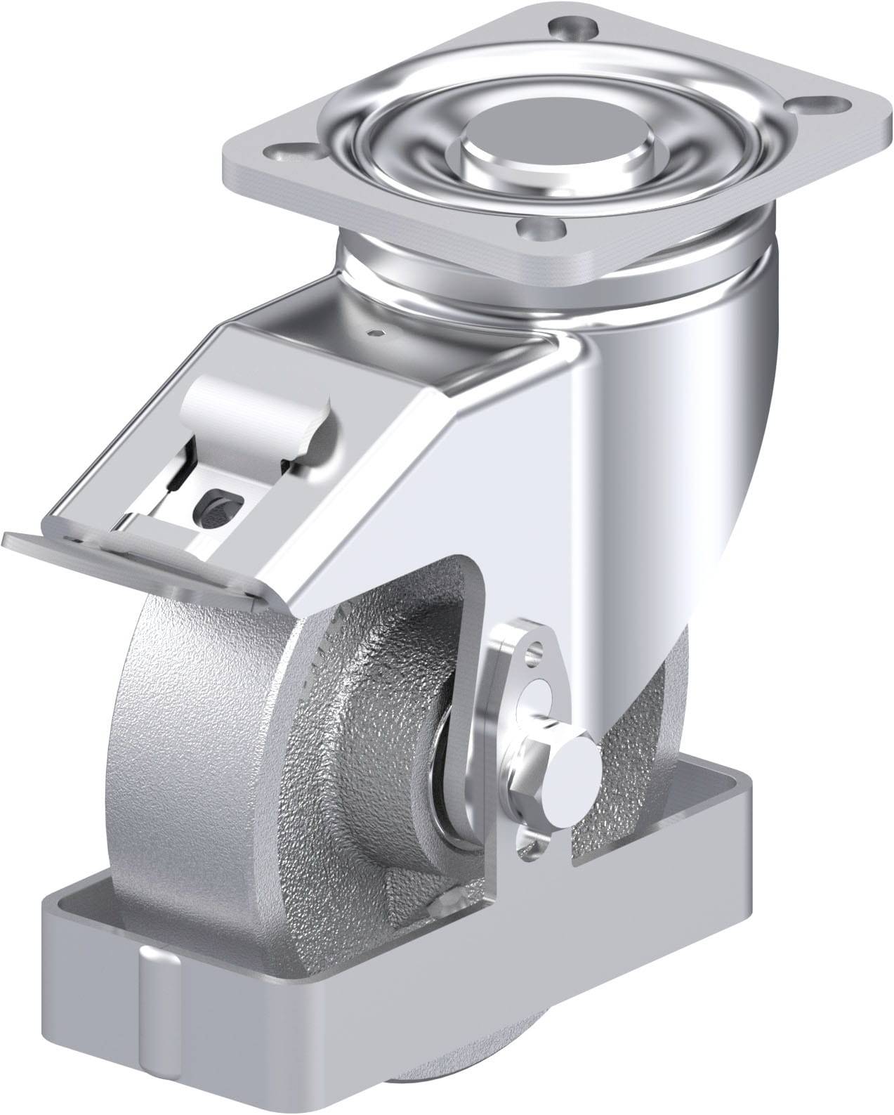 Blickle 912417 LH-G 125K-1-FI-FS Otočné pojezdové kolečko z ocelového plechu Ø kola: 125 mm nosnost (max.): 450 kg 1 ks