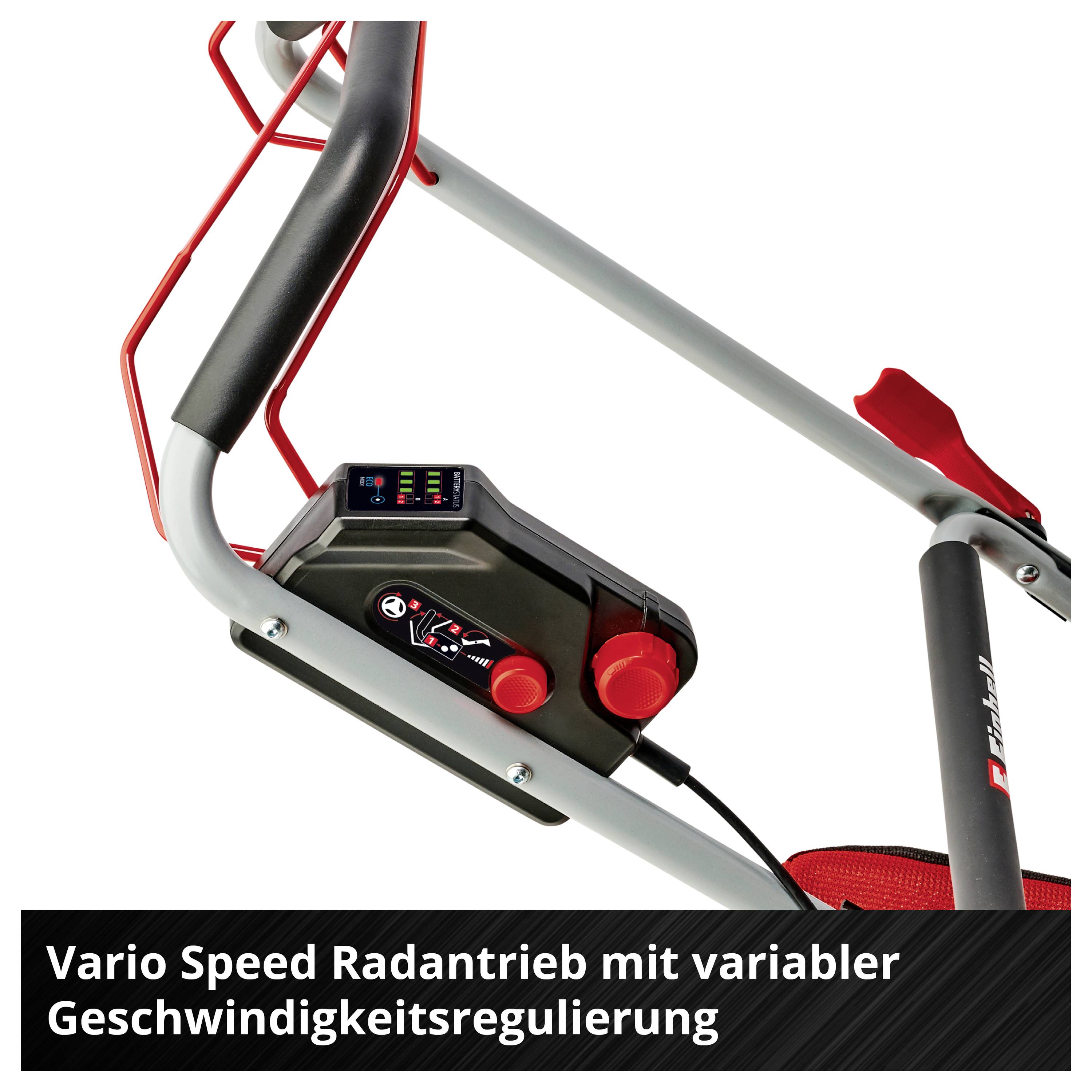 Einhell Professional Power X-Change GP-CM 36/52 S Li BL (4x5,2Ah) akumulátor Akumulátorová sekačka vč. 2. Nabíječka Twin-6