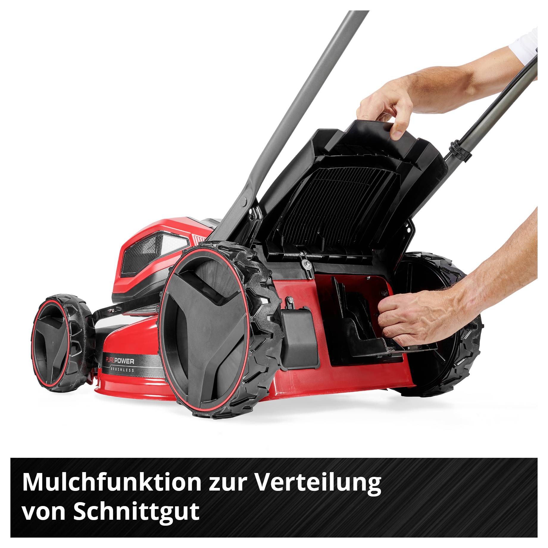 Einhell Professional Power X-Change GP-CM 36/47 S Li BL (4x4,0Ah) akumulátor Akumulátorová sekačka vč. 2. Nabíječka Twin-8